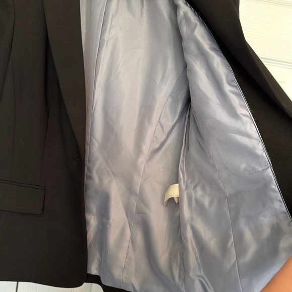Calvin Klein one button black blazer size 4 - Picture 4 of 4